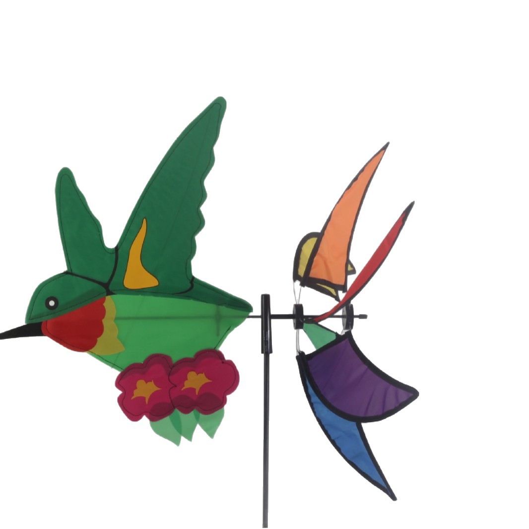 Street Stall Children's Toys Hummingbird Fabric Three-Dimensional Windmill Outdoor Decoration Colorful Wholesale Inventory Clearance Special Price
