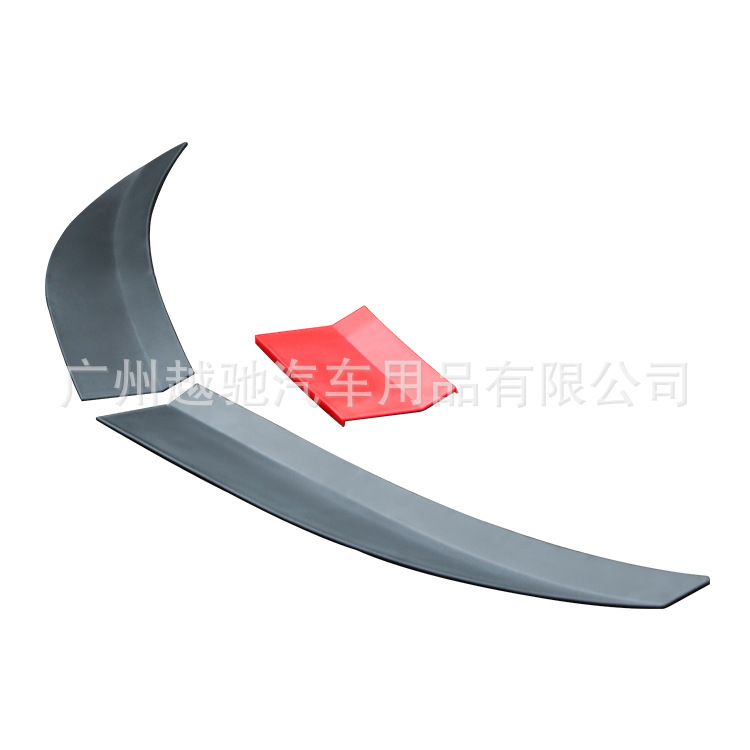 Source manufacturer car modification universal tail three-stage adjustment bright black/carbon fiber tail universal spoiler
