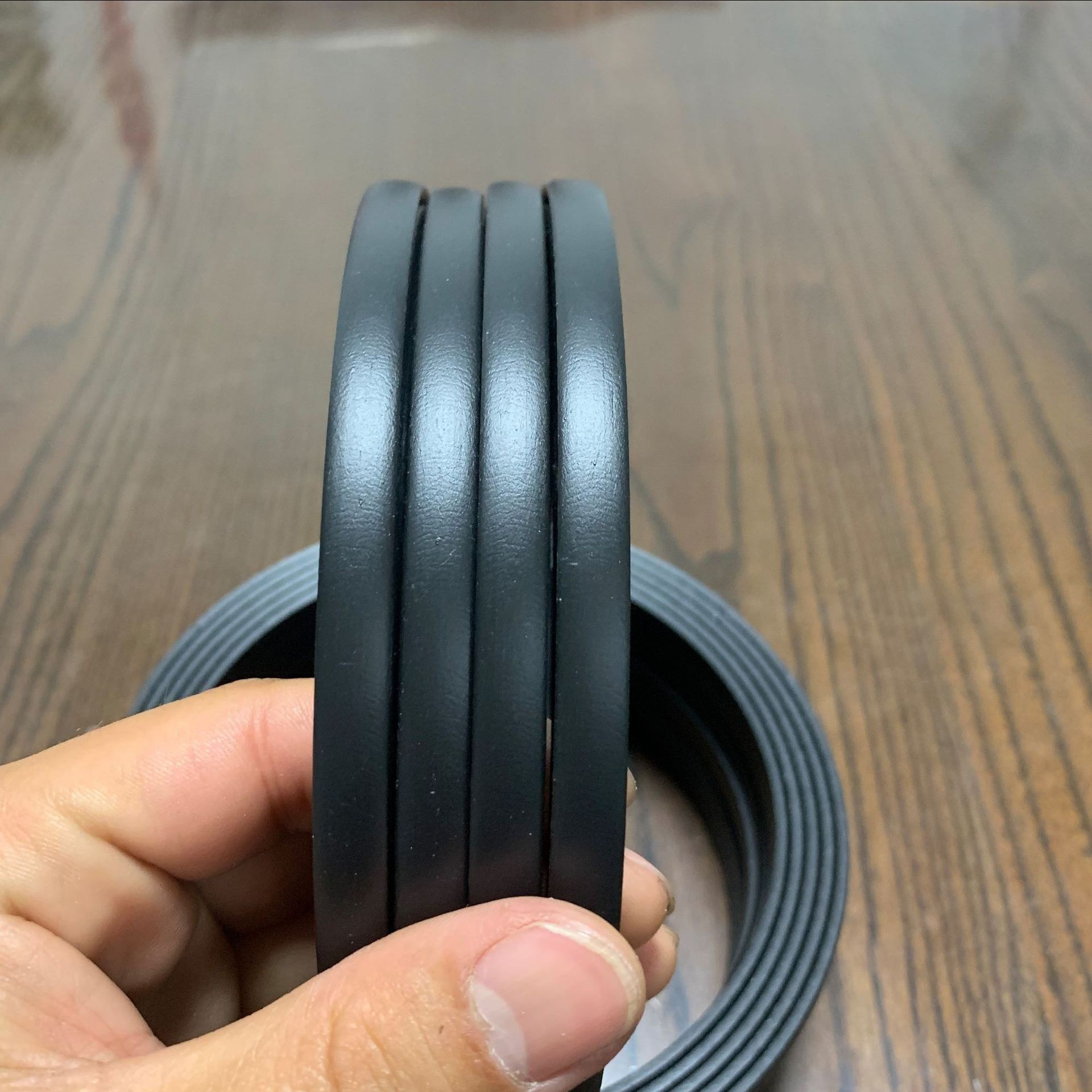 Black PP deciduous bag plastic support strip flat storage bag garden bag tool kit support strip