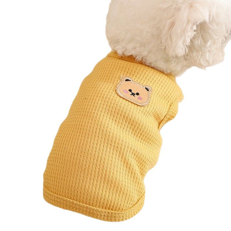 Cat Clothes Anti-lint Dog Vest Teddy Cat Thin Kitten Summer Blue Cat Super Soft Pet Clothes