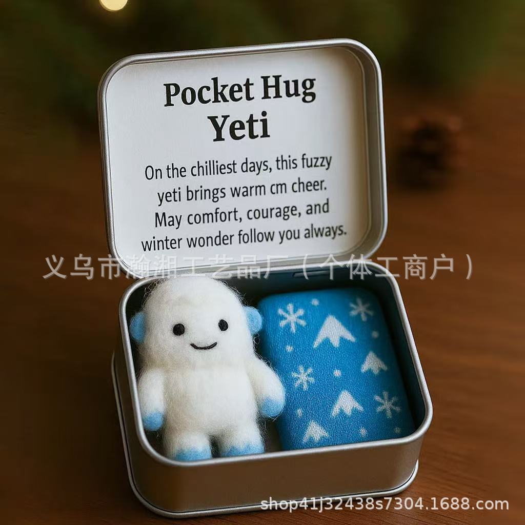 Cross-Border Popular New Product Christmas Pocket Hug Gift Christmas Pocket Hug Gift