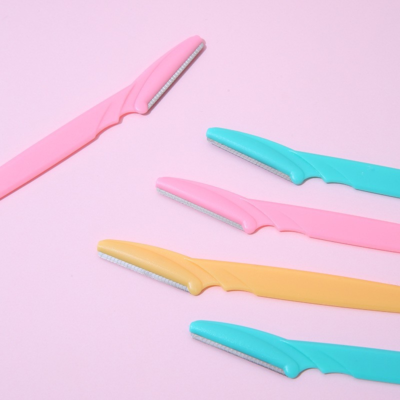Manufacturer Wholesale Stainless Steel Sharp Eyebrow Trimmer Makeup Eyebrow Razor Razor Eyebrow Trimmer Beauty Tools