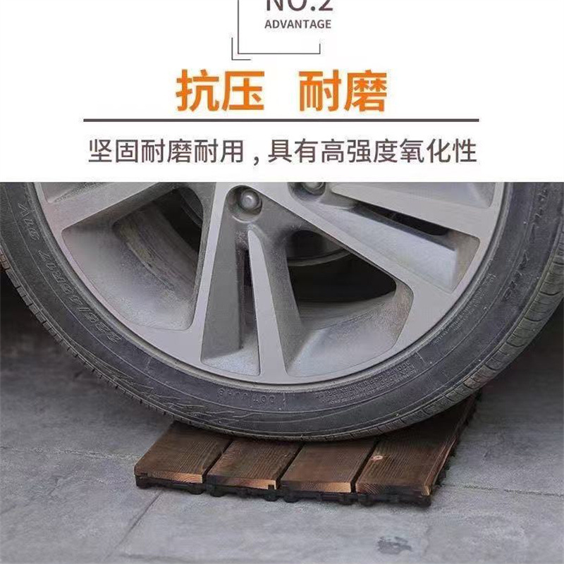 Anticorrosive Solid Wood Floor Carbonized Balcony Courtyard Outdoor Terrace Floor Paving Corridor Outdoor Splicing Floor Manufacturer