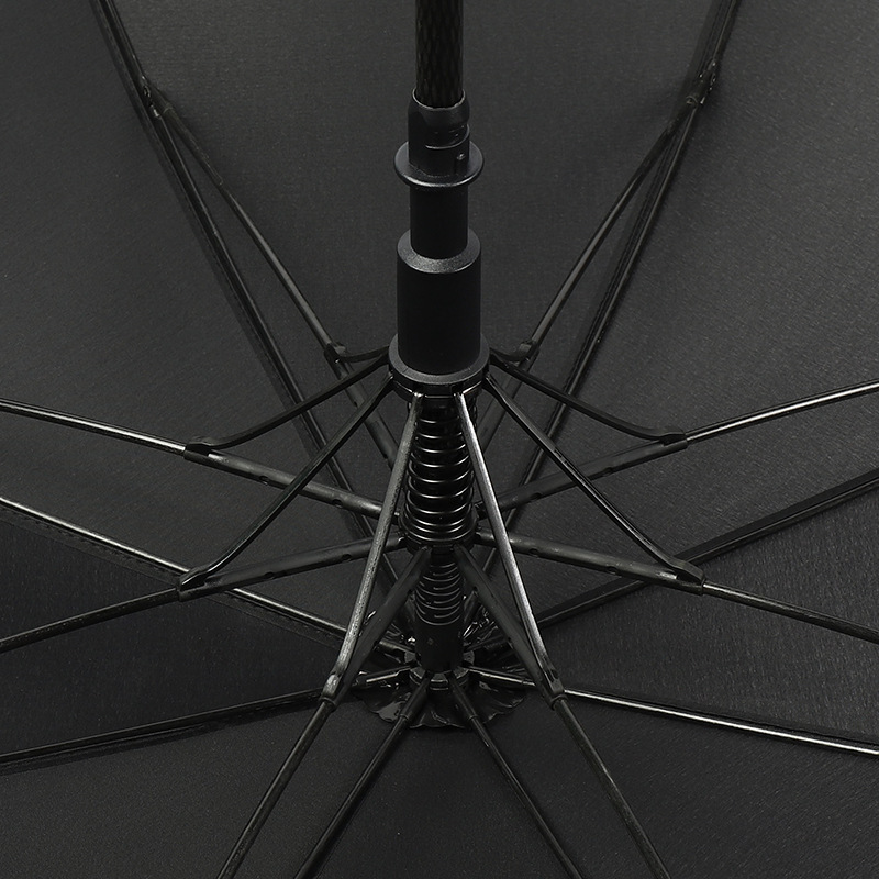 27inch Straight Pole Full Fiber Golf Umbrella Straight Handle Business Anti-Uv Car 4S Shop Umbrella Business Gift