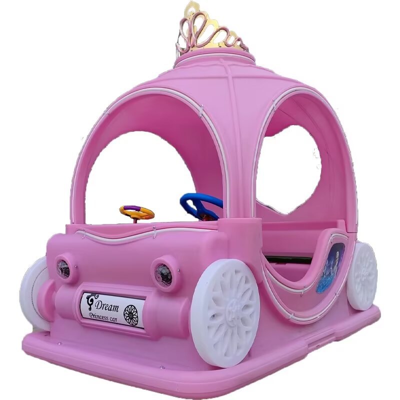 New Children's Luminous Square Car Fantasy Princess Float Night Market Park Stall Electric Amusement Car One Piece Wholesale