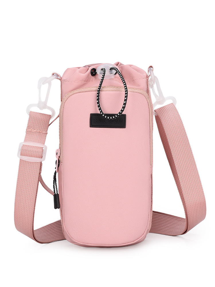 Cross-Border Outdoor Water Cup Insulation Bag Waterproof Portable Insulation Cup Cover Travel Water Cup Drawstring Pocket Mobile Phone Storage Bag