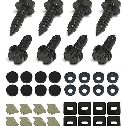 304 stainless steel American license plate frame American standard license plate frame screw accessories American license plate screw buckle matching