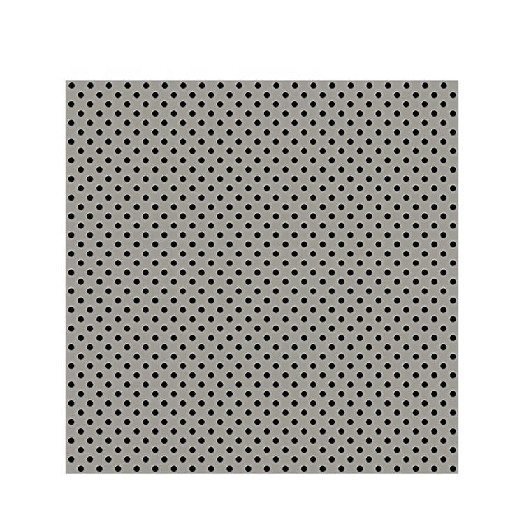 Поставка перфорированной стальной сетки с круглым отверстием толщиной 1 мм, противоскользящая пробитая пластина для дренажных труб