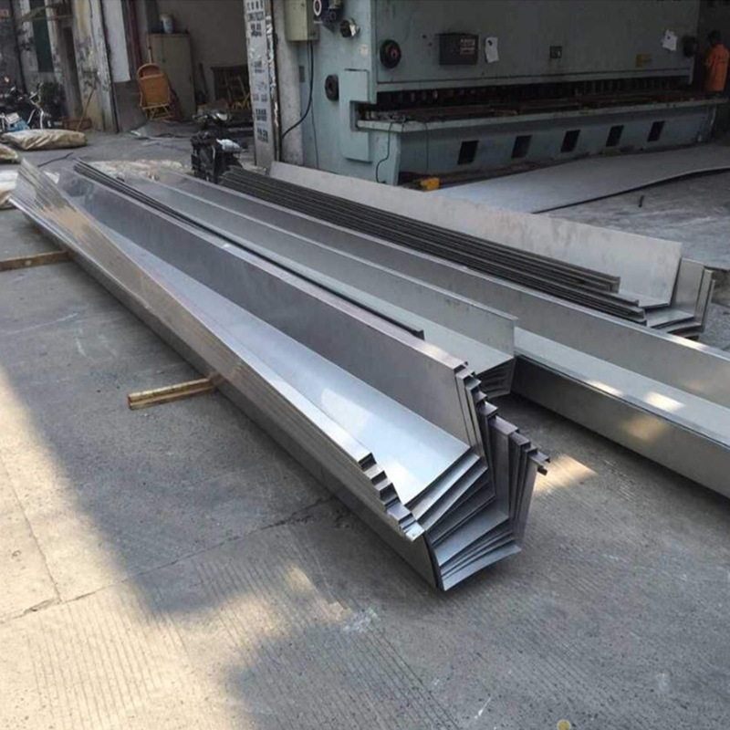 Wuxi 304 Stainless Steel Gutter 316L Stainless Steel Drainage Ditch Rainwater Gutter U-Shaped Groove Bending Processing