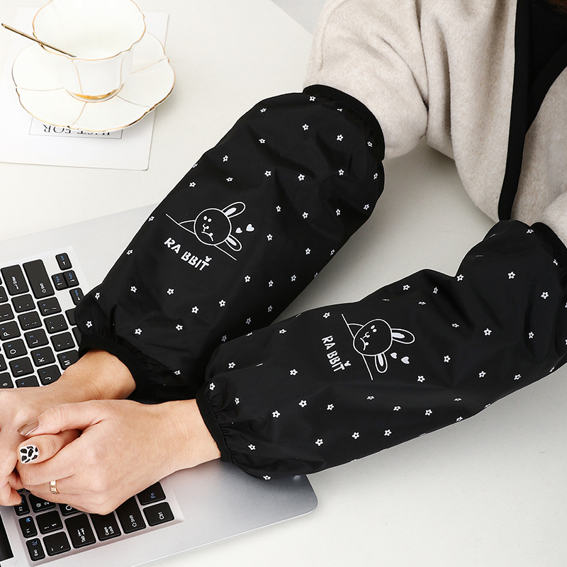 Factory Direct Sales-rabbit waterproof oversleeves a large number of in stock support generation support fixed waterproof and oil-proof