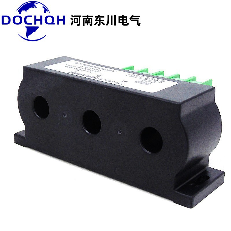 DQ703CE perforated three-phase current transmitter AC0-50A100A200A integrated current sensor