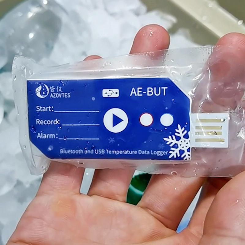 Jiyi Ae-But Disposable Temperature Recorder Bluetooth USB Cold Chain Transport Fresh Medicine Food Temperature Meter