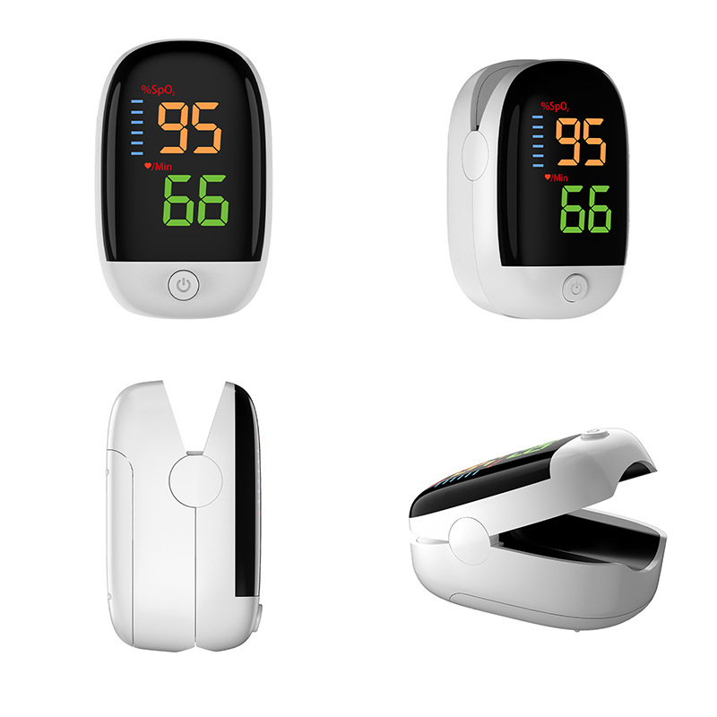 Lk88 Finger Clip Pulse Oximeter for Home Use, Led Finger Monitoring and Monitoring of Heart Rate, Fingertip Blood Oxygen Meter