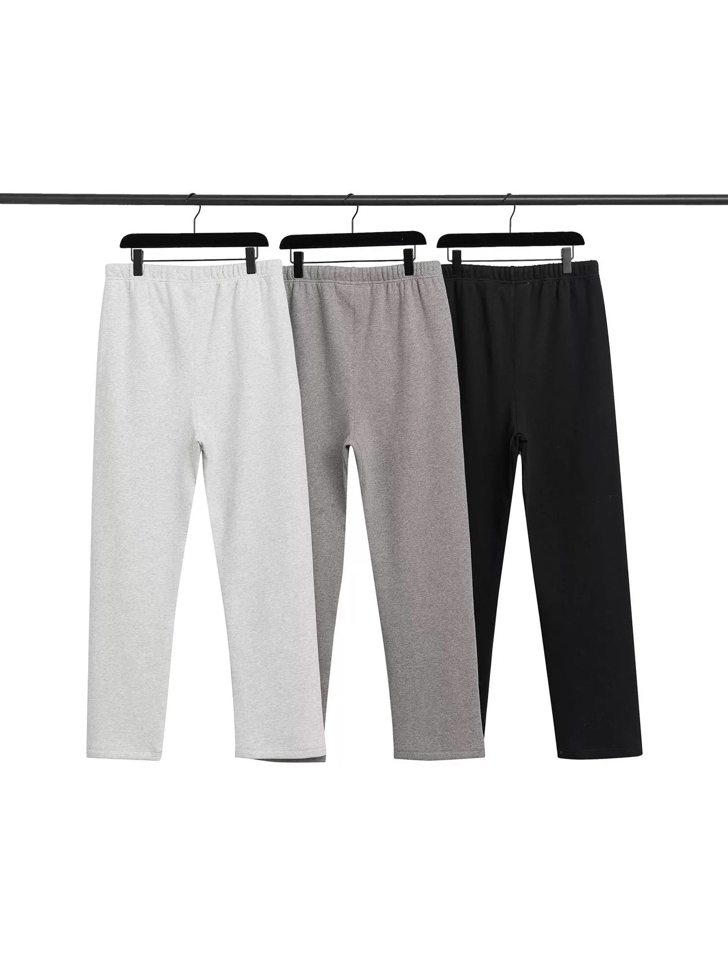 Fog Fear of God Multi-Thread Essentials Autumn and Winter Fleece-Lined American Straight Casual Pants and Sweatpants for Men