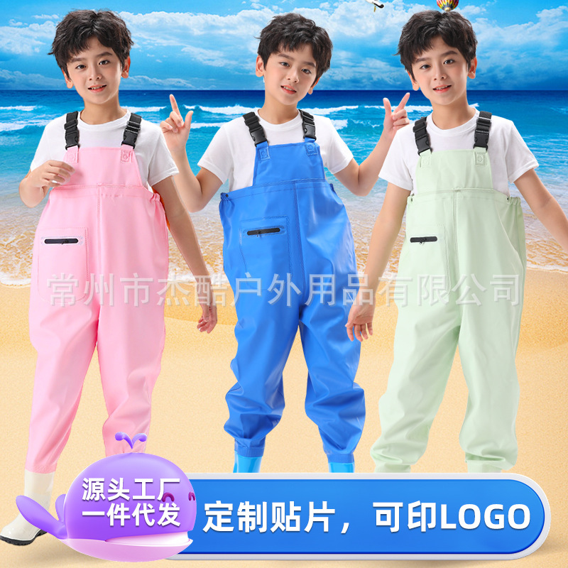 Детские водные брюки, одежда для ловли рыбы, комбинезон для игр с водой, водонепроницаемые брюки для детского сада, для игр с песком
