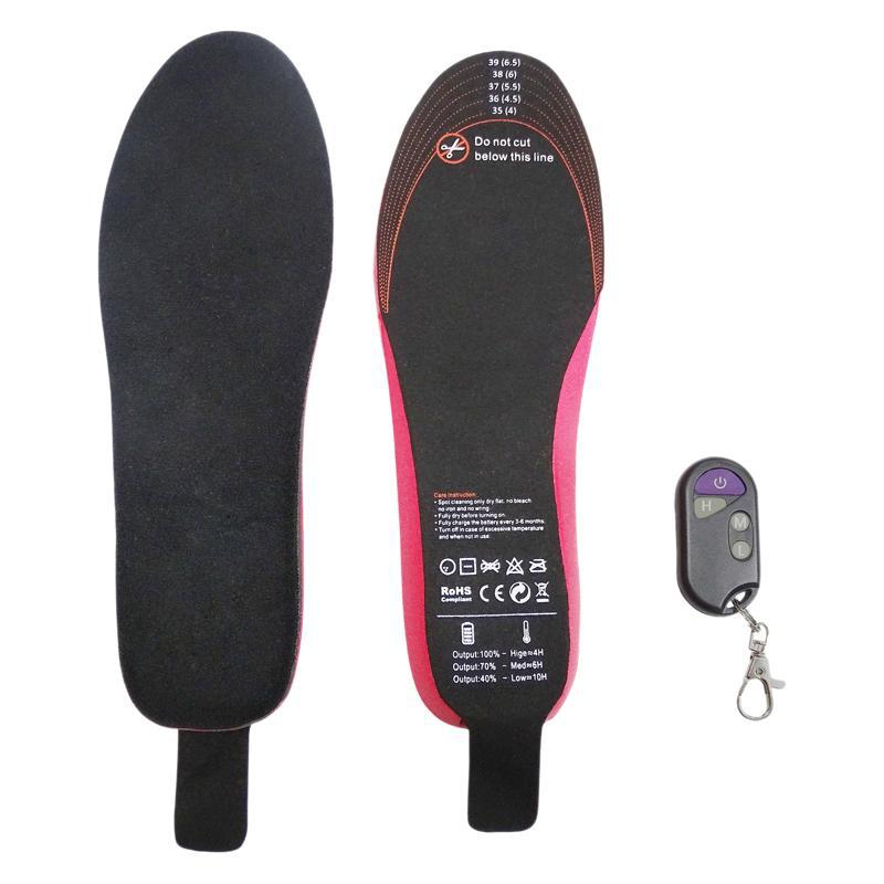 Cross-border heating insole charging walking winter outdoor foot warming treasure for men and women with three-gear wireless temperature adjustment electric heating