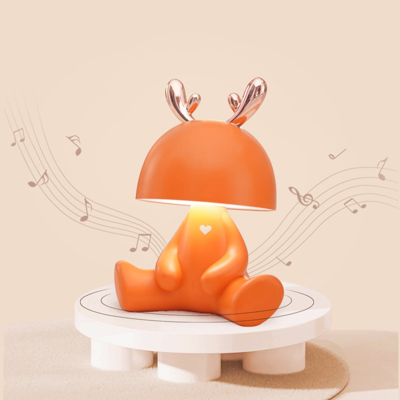 Bluetooth-колонка, перезаряжаемая светодиодная лампа для защиты глаз, подарок на день рождения для девушки, парня, лучшего друга, ночник