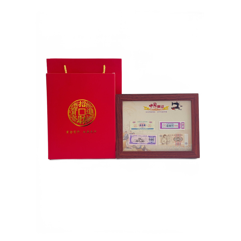 Factory Direct Sales, Ticket Collection Ornaments, Grain Tickets, Cloth Ticket Collection, Gift Decorations with Packaging Boxes, One Piece Dropshipping
