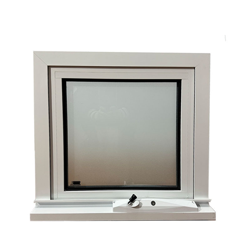 Shanghai Window and Door Factory Wholesale Aluminum Alloy Casement Windows Soundproof Heat Insulation Frosted Glass Opening Windows Export Windows Windproof