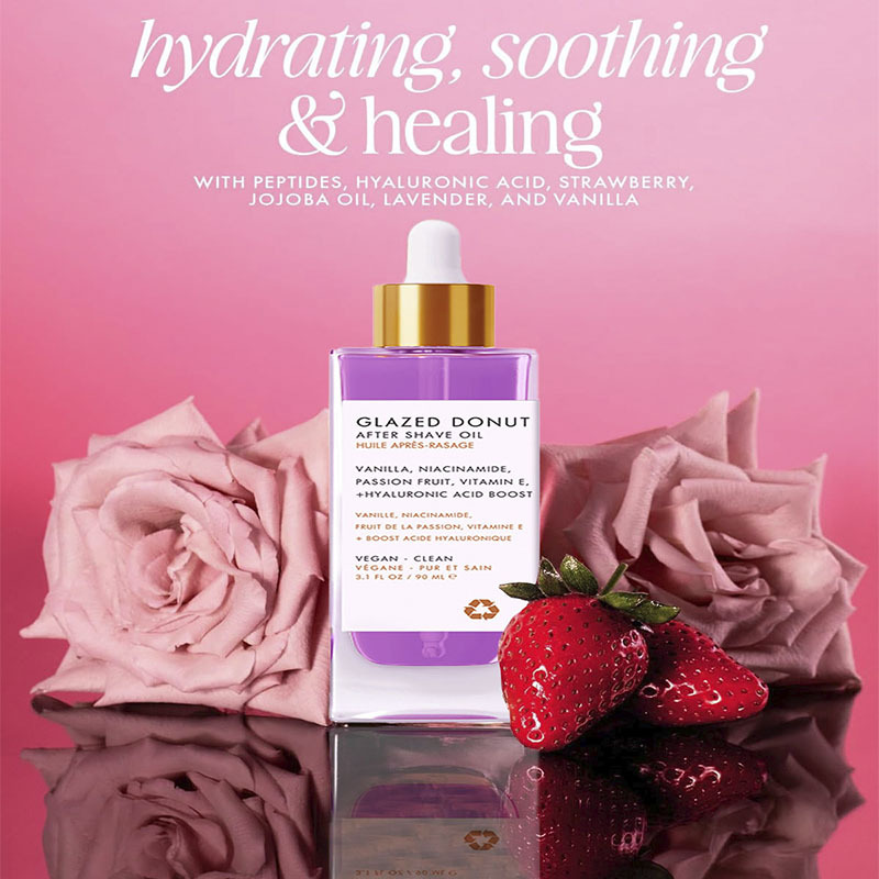 Cross-Border In-Stock Full English Donut-Scented Aftershave Oil, Popular Foreign Trade Product, 90ml