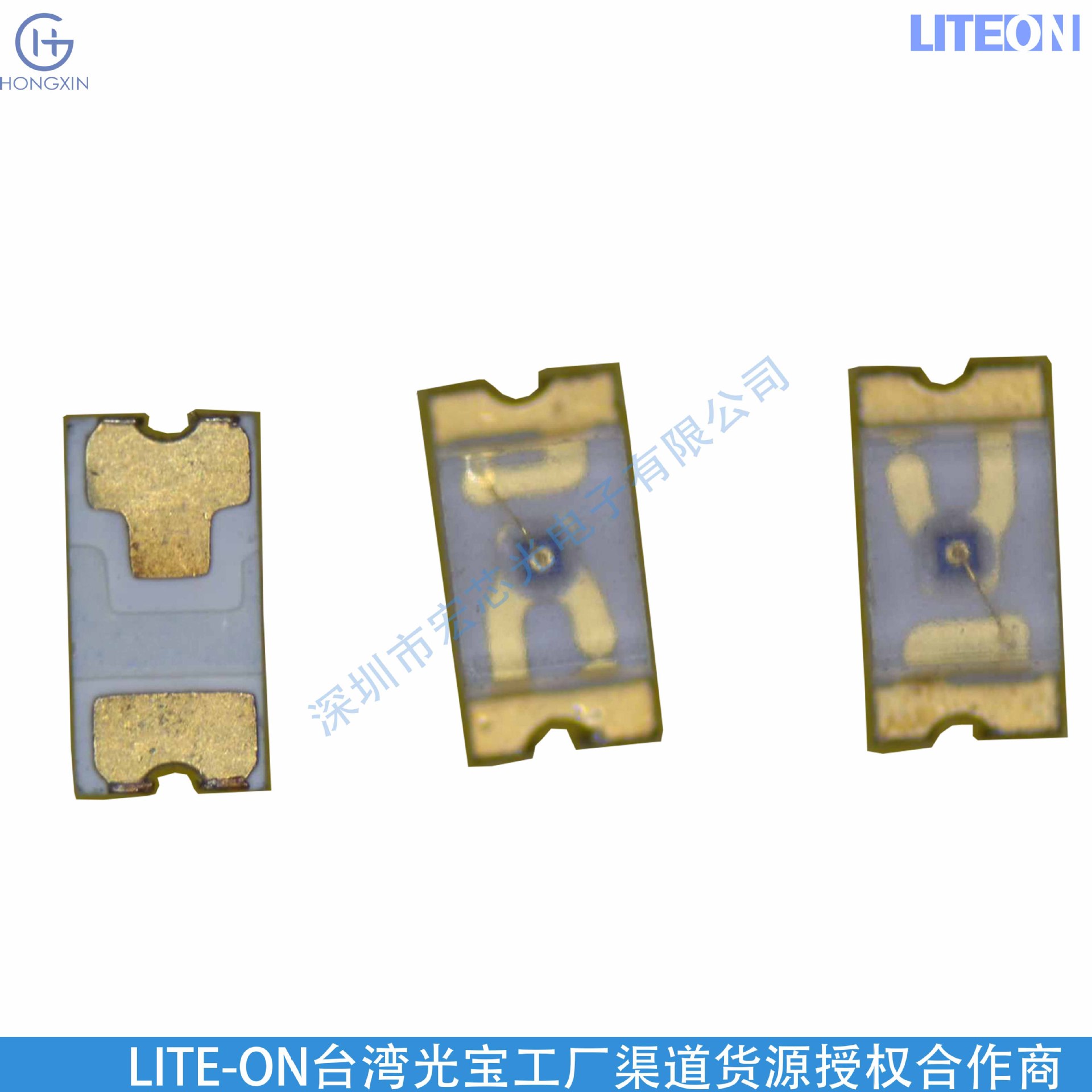 Lite-On Smd LED, красный свет, 1608 (0603), 2-выводной, 621нм Ltst-C190Ekt