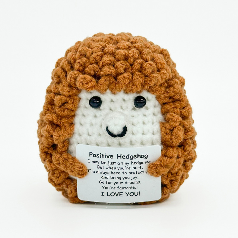 Cross-Border Finished Products Are Hot-Selling Handmade Crocheted Yarn Dolls for Emotional Support, Handmade Knitted Finished Products, Custom Knitted Dolls