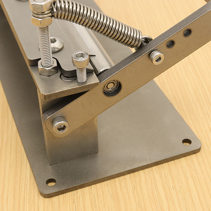 Large handmade leather thinning machine soft and hard cowhide thinning diy tool 304 stainless steel with bearing silky smooth