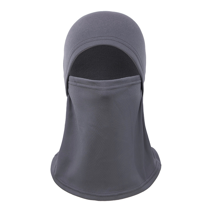 Autumn and Winter Cycling Warm Mask, Multifunctional Neck Cover, Windproof Ski Hat, Elastic Velvet Sports Warm Hood