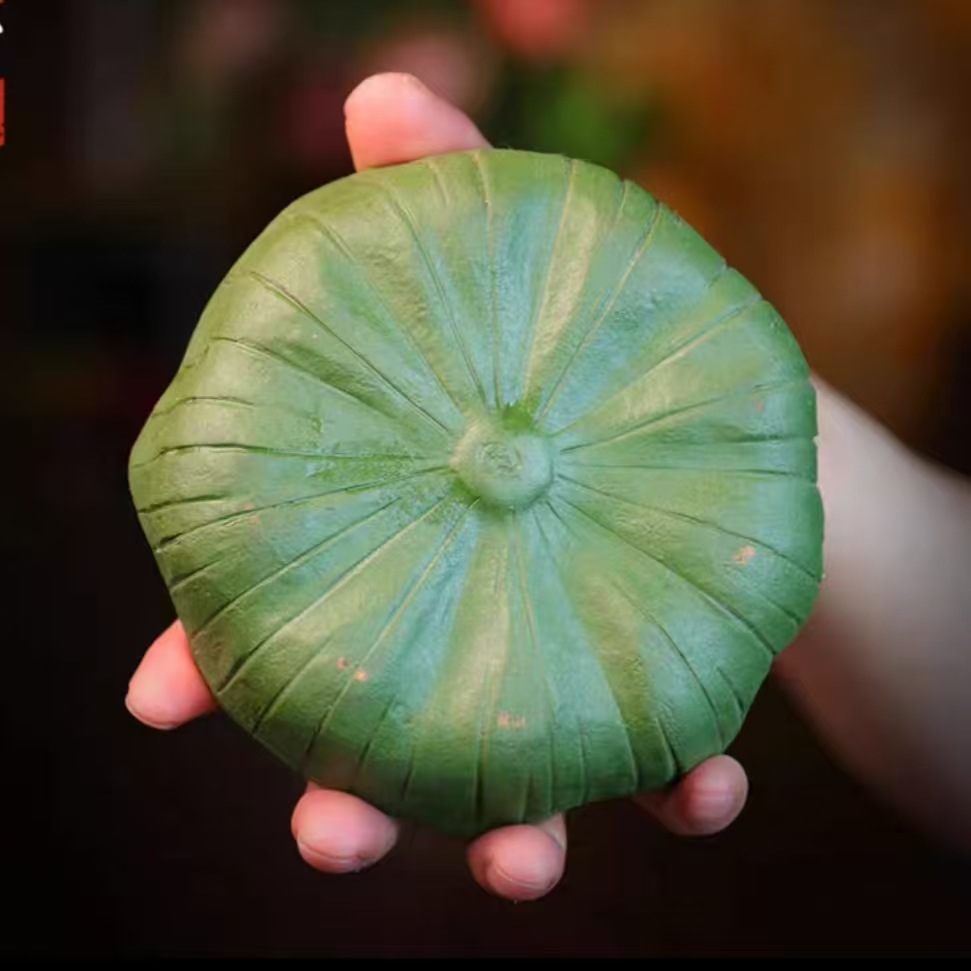 Yixing Purple Sand Green Lotus Canopy Dry Bubble Pot Bottom Retainable Storage Pot Retainable Pot Pad Water Storage Tea Tray