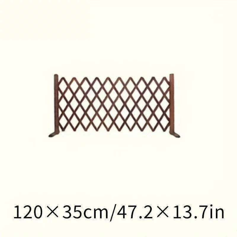 Retractable Wooden Fence Yard Wall Anti-Corrosion Wooden Fence Comprehensive Fence Dog Cat Pet Partition Vegetable Garden Fence Fence