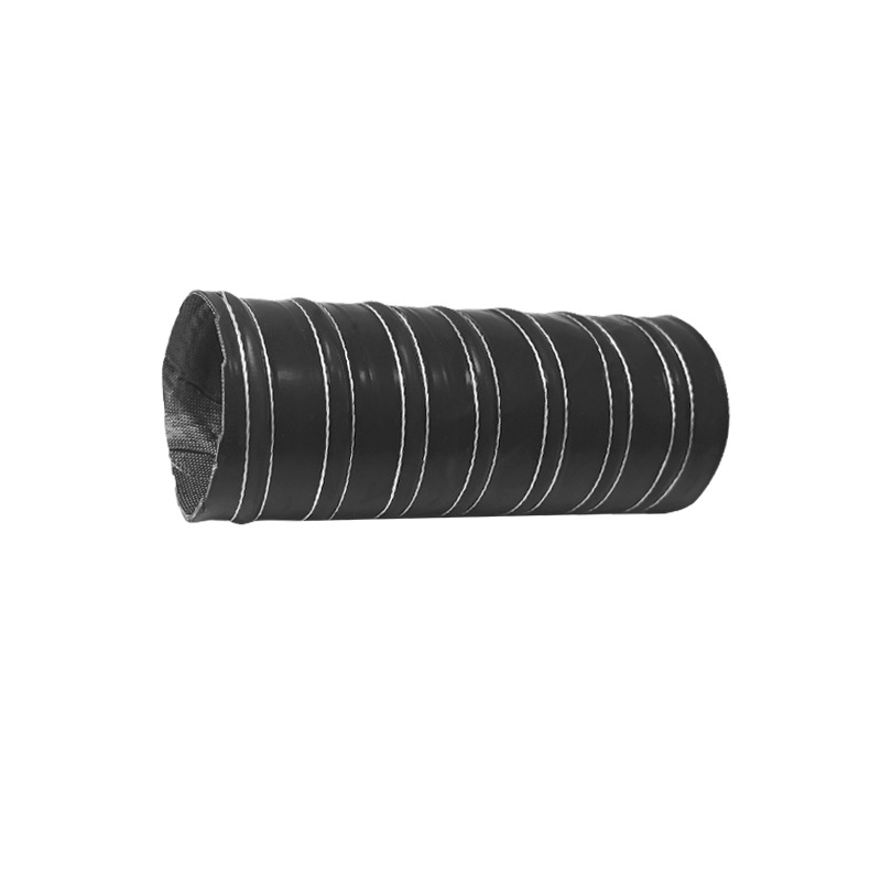 Baofang Industrial Neoprene High Temperature Ventilation Pipe Acid and Alkali Corrosion Resistant Ventilation Pipe Bendable Exhaust Pipe