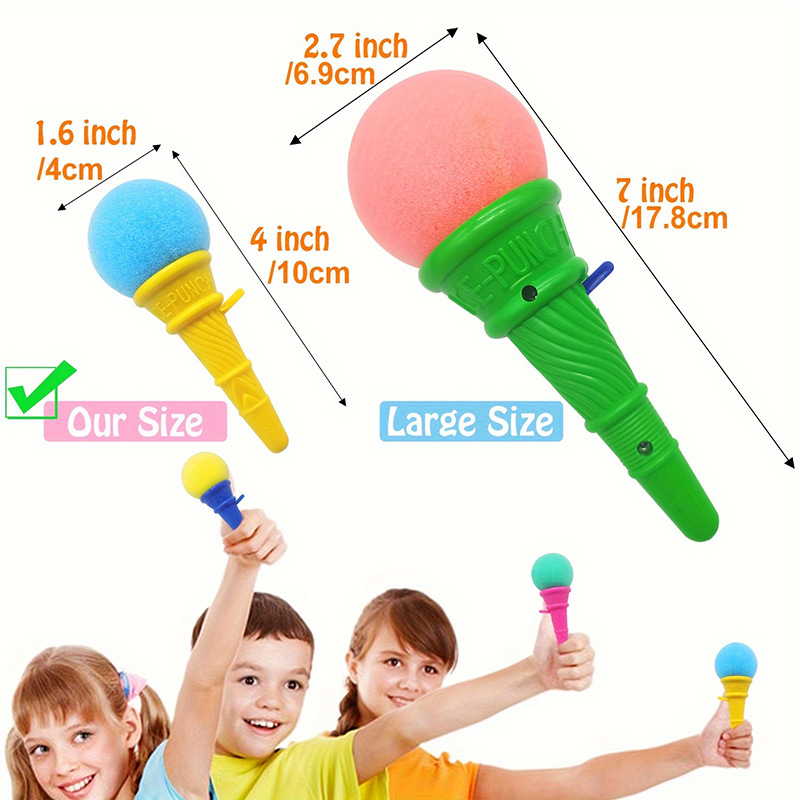 Supply 10CM ice cream pasan ball gun toy ejection ice cream pinball toy wholesale cross-border