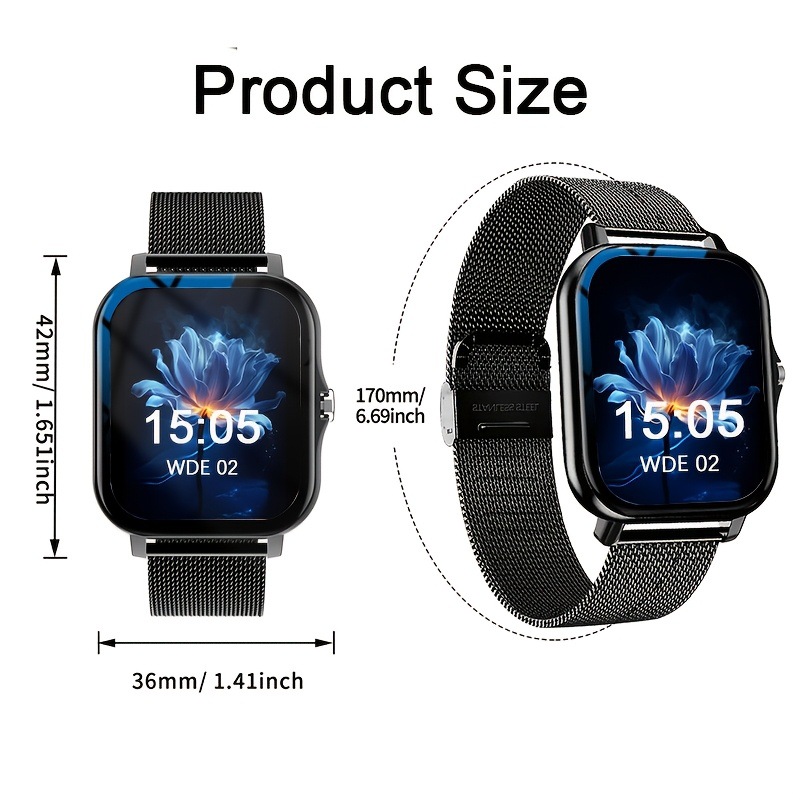 New Sport Smartwatch Full Touch Wires Dialing Smart Watch