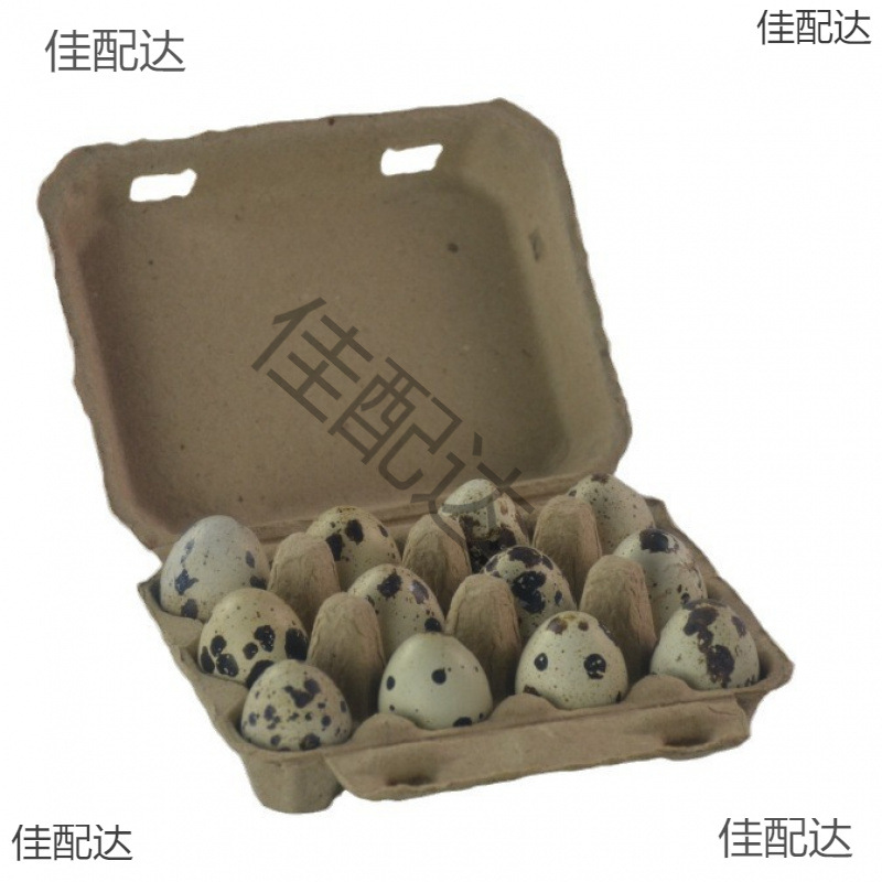 Manufacturer Supplies Pulp Quail Egg Box 12 Quail Egg Box Shock-Absorbing Degradable Quail Egg Box
