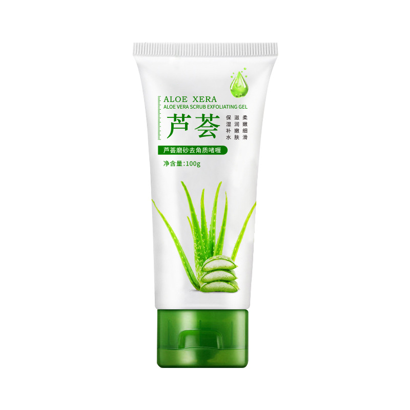 Livsha Aloe Scrub Exfoliating Gel Deep Cleansing Gently Exfoliating and Exfoliating to Improve Rough Blackheads