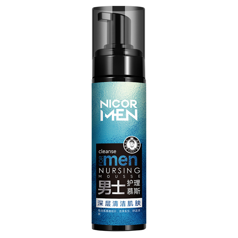 Nicor Nokoya Men's Warm Cleansing Care Mousse 200ml Private Cleansing Liquid Cleansing Mousse Wholesale 6310