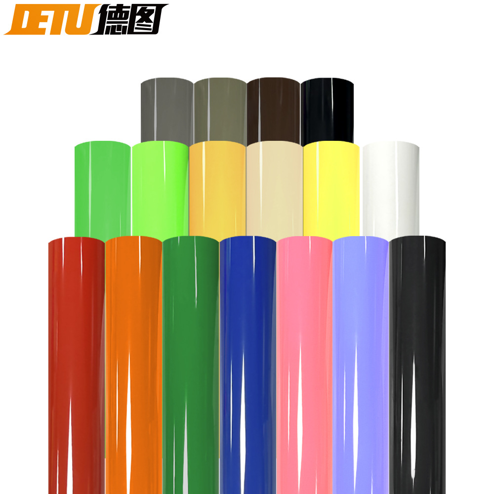 1mm thick TPU lettering film double-layer color matching thermal transfer printing 3D three-dimensional printing thick color HTV package