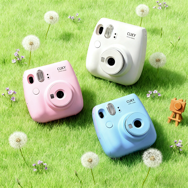 Cuky Instant Camera, One-Shot Imaging Mini12 Same Model Film Photo Paper Student Printing Camera