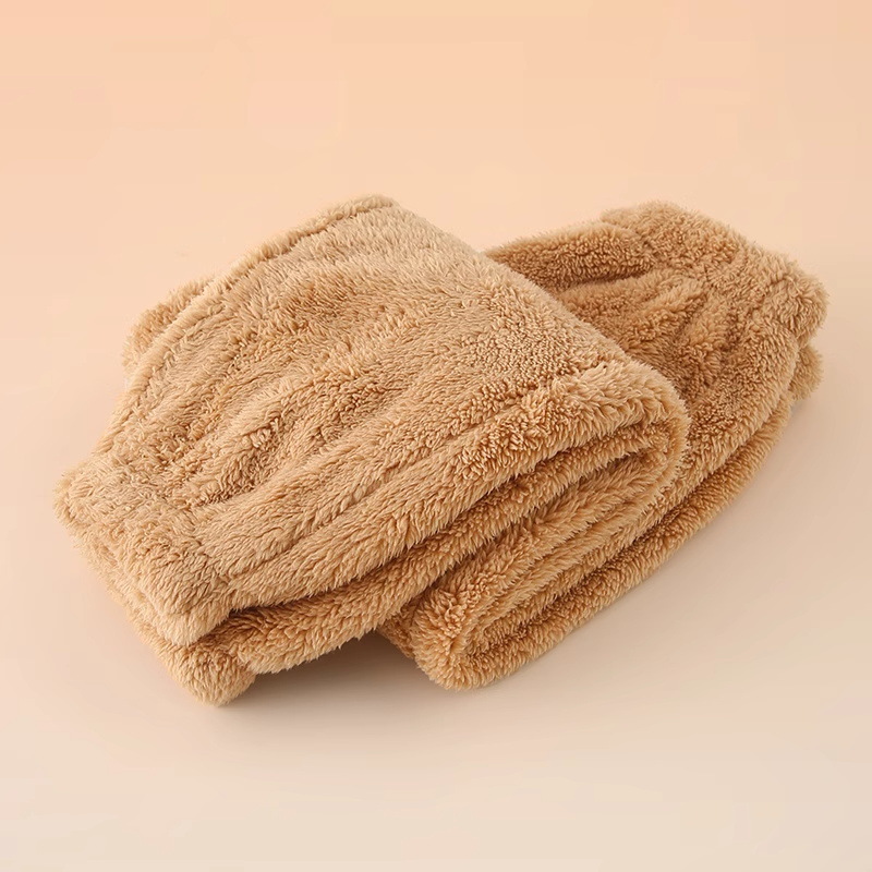 Children's Warm Pajama Pants Home Pants fleece-lined Girls Autumn and Winter Home Winter Coral Fleece Boys' Warm Pants Flannel