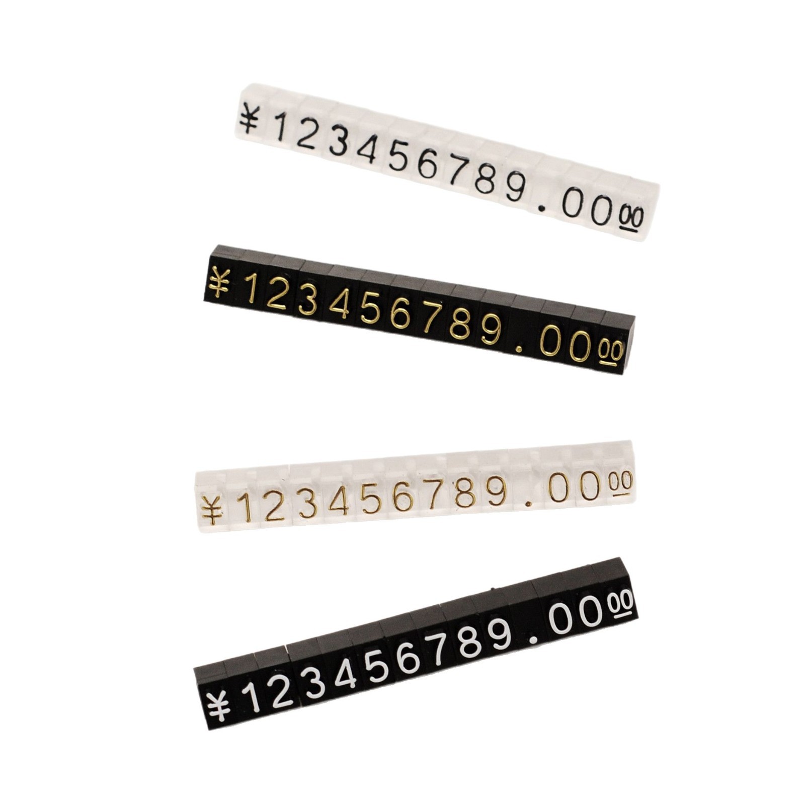 Wholesale Transparent Digital Price Brand Watch Jewelry Price Label Plastic Label Price Label Jewelry Price Label Price Code Grain