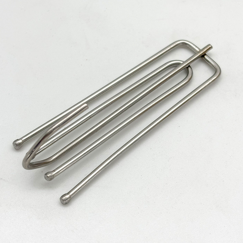 Foreign trade bold stainless steel curtain fabric fork hook universal curtain accessories cloth belt wear hook four claw hook