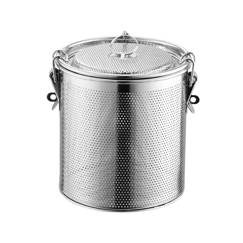 Marinated material cage water basket commercial soup filter bag large material barrel spice box stainless steel 304