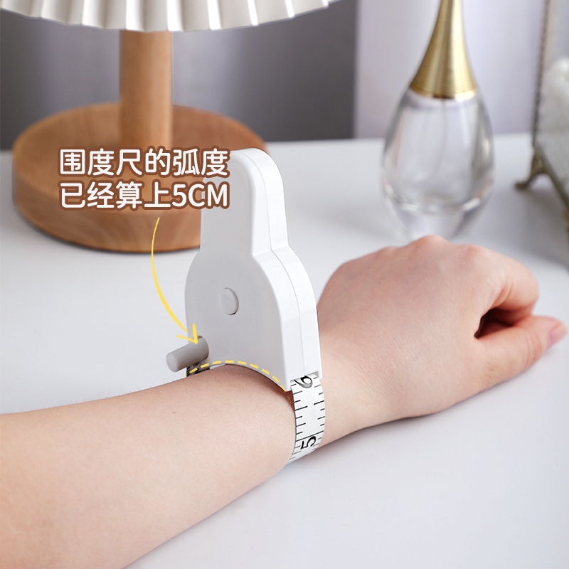 Cross-border explosions measure three-way soft ruler fitness three-way ruler circumference ruler measuring waist and leg circumference special ruler tape ruler can print LOGO