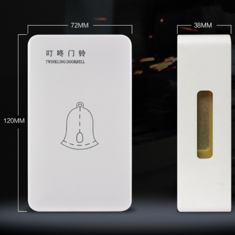 Wholesale Hotel Hotel Dingdong doorbell open-mounted 220V strong electric mechanical wired home welcome induction doorbell