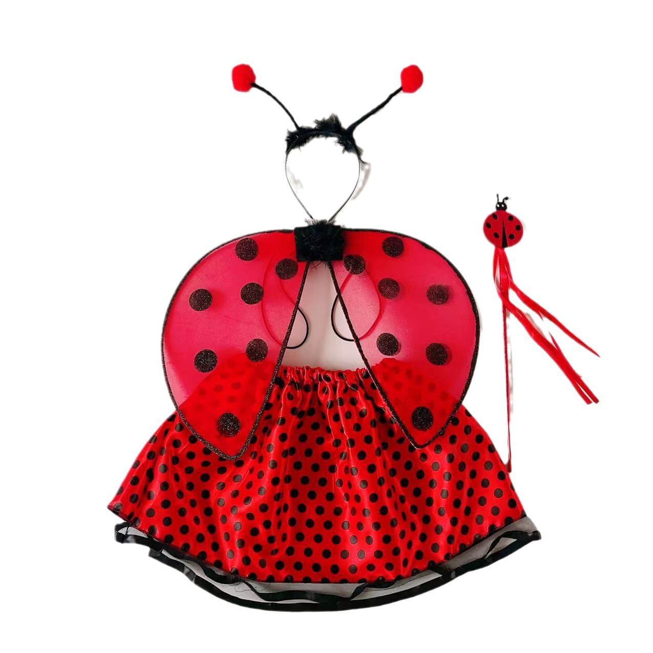 Spot Cross-Border Halloween Beetle Wings Four-Piece Set Kidsren's Performance Props
