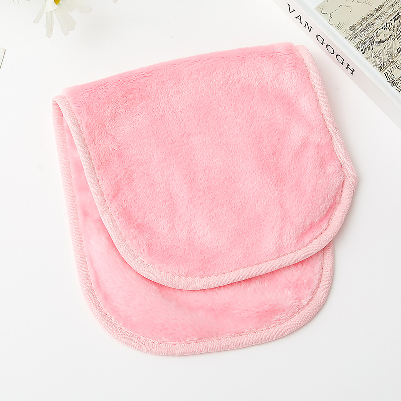 Microfiber factory wholesale pure color clear water beauty cleansing towel facial cleansing makeup towel lazy makeup remover