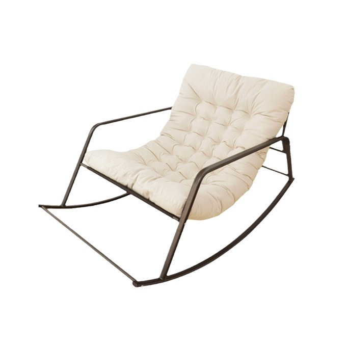 Customized Recliner Living Room Rocking Chair Home Balcony Leisure Chair Foldableable Lunch Break Bean Bag Rocking Chair Manufacturer