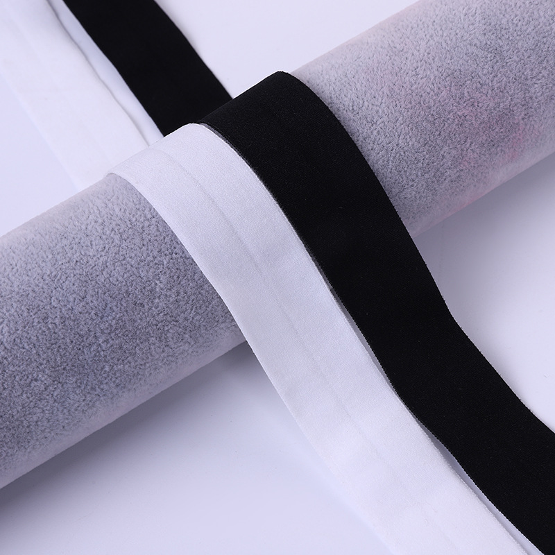 Colorful Elastic Edging Strips for Underwear Waistbands, down Jacket Cuffs, Fold-Over Nylon Edging Elastic Bands