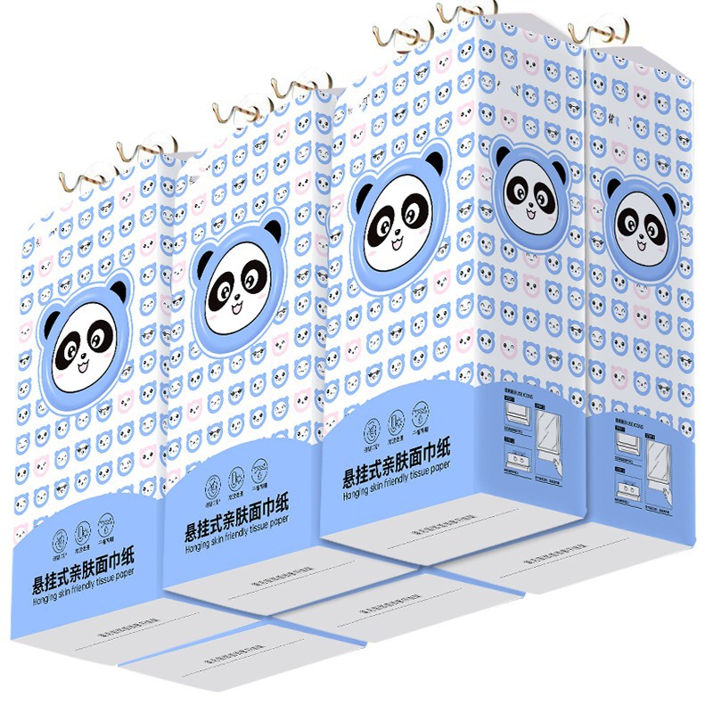 Full Box of 10 Wall-Mounted Paper Towels for Household Hanging Removable Paper Towels Large Pack of Lifting Toilet Hanging Paper Towels for Delivery