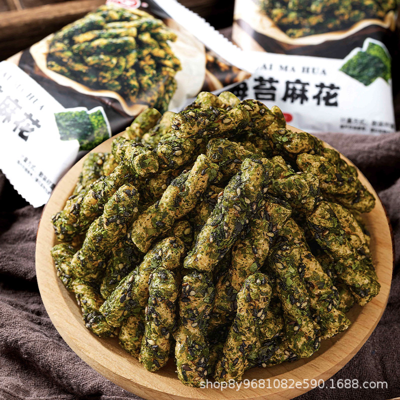 Khaki Seaweed Small Twist 10g Small Bag Commercial Super Buffet Hot Pot Ktv Special
